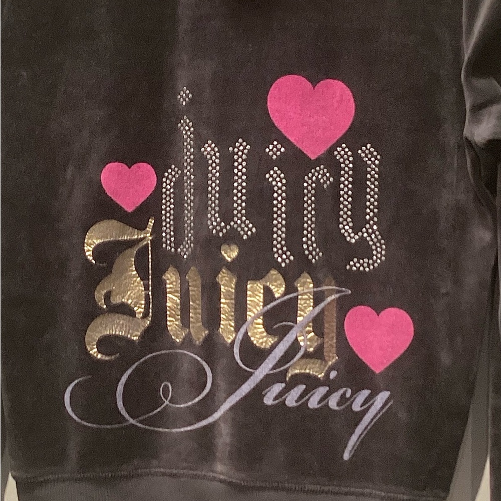 Vintage Y2K Juicy Couture Zip Up Hoodie Velour